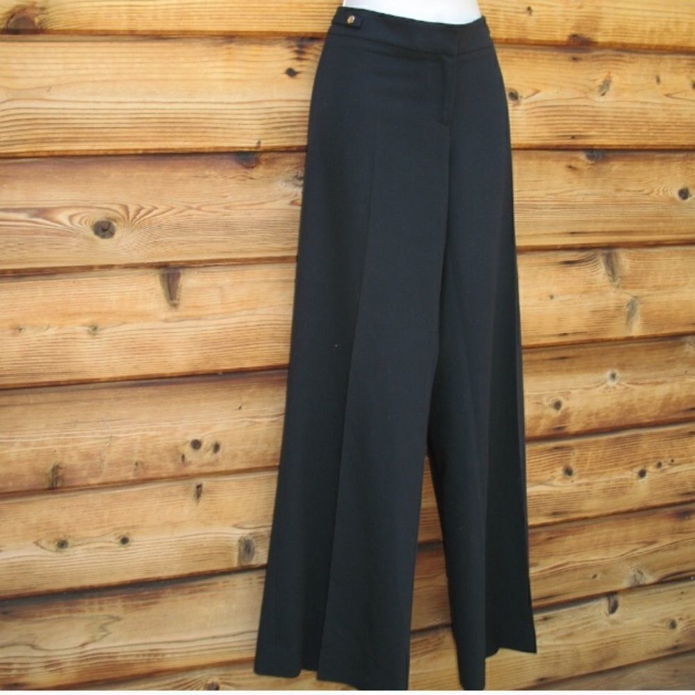Cache Black Extra Wide Flare Leg Pants - Picture 3 of 7
